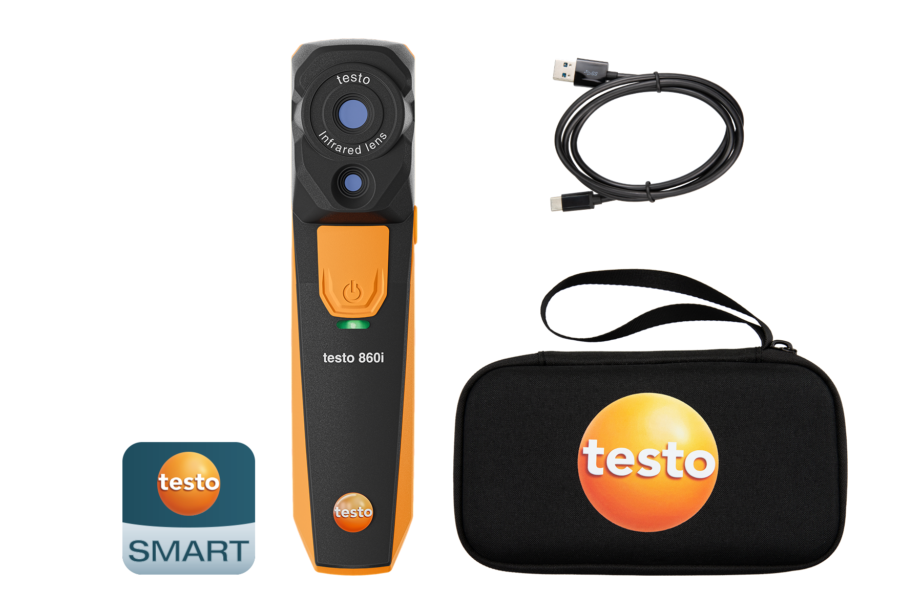 testo 860i Set - Kompakte Wärmebildkamera für Smartphones