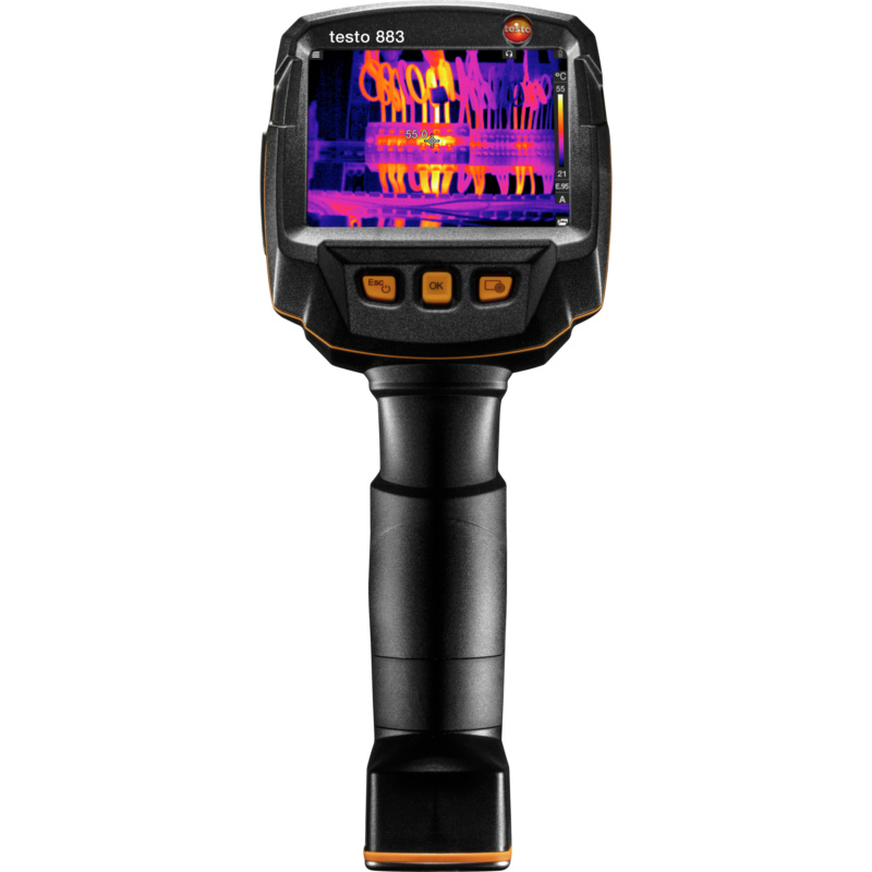 Wärmebildkamera - testo 883-1 - (30° Objektiv, 320 x 240 Pixel, 27 Hz, Laser)